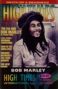 High Times February 1990 magazine back issue cover image