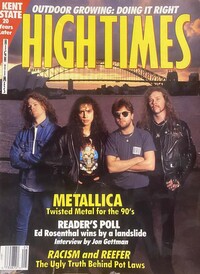 High Times May 1990 magazine back issue cover image
