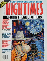 High Times November 1990 magazine back issue cover image