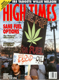 High Times May 1991 magazine back issue cover image