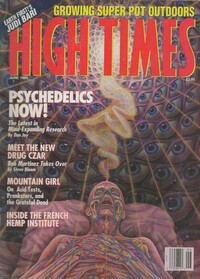 High Times June 1991 magazine back issue cover image