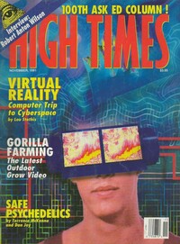 High Times November 1991 magazine back issue cover image
