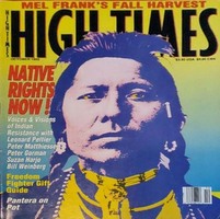 High Times October 1992 magazine back issue cover image