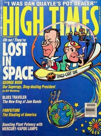 High Times November 1992 magazine back issue cover image