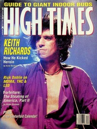 High Times December 1992 magazine back issue cover image