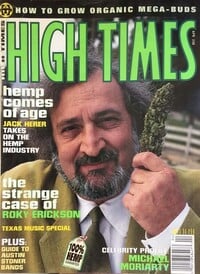 High Times April 1995 magazine back issue cover image