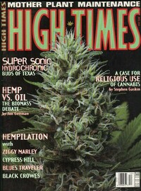 High Times December 1995 magazine back issue cover image