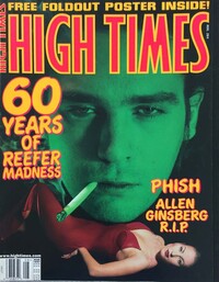 High Times August 1997 magazine back issue cover image