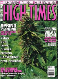 High Times March 1998 magazine back issue cover image