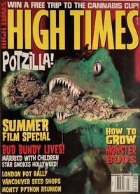 High Times July 1998 magazine back issue cover image