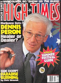High Times August 1998 magazine back issue cover image