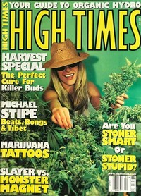 High Times October 1998 magazine back issue cover image
