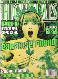 High Times September 2000 magazine back issue cover image