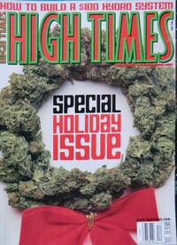 High Times December 2000 magazine back issue cover image