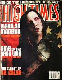 High Times February 2001 magazine back issue cover image