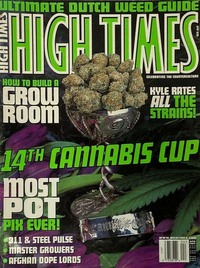 High Times April 2002 magazine back issue cover image