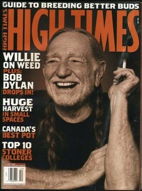 Bob Dylan magazine cover appearance High Times October 2005
