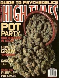 High Times August 2007 Magazine Back Copies Magizines Mags