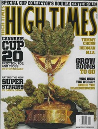 High Times April 2008 magazine back issue cover image
