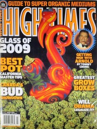 High Times March 2009 magazine back issue cover image