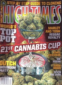 High Times April 2009 magazine back issue cover image