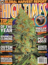 High Times December 2009 magazine back issue cover image