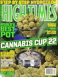 High Times April 2010 magazine back issue cover image
