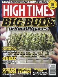 High Times January 2013 magazine back issue cover image