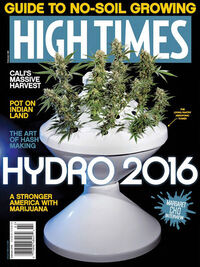 High Times February 2016 magazine back issue cover image