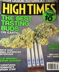 High Times March 2016 magazine back issue cover image