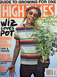 High Times August 2016 magazine back issue cover image