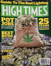 High Times October 2016 magazine back issue cover image