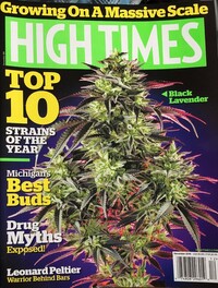 High Times December 2016 magazine back issue cover image