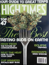High Times August 2017 magazine back issue cover image