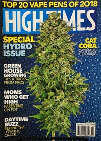 High Times February 2018 magazine back issue cover image