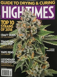High Times December 2018 magazine back issue cover image