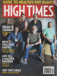 High Times August 2019 magazine back issue cover image