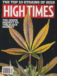 High Times December 2019 magazine back issue cover image