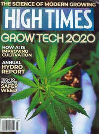 High Times March 2020 magazine back issue cover image