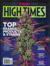 High Times December 2020 magazine back issue cover image