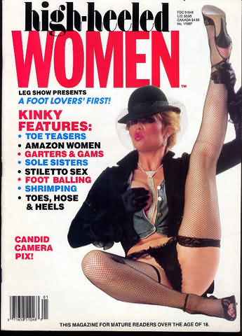 High-Heeled Women Vol. 1 # 1 magazine back issue High-Heeled Women magizine back copy 