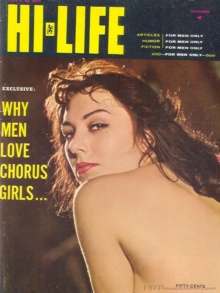 Hi-Life November 1960 magazine back issue Hi-Life magizine back copy 
