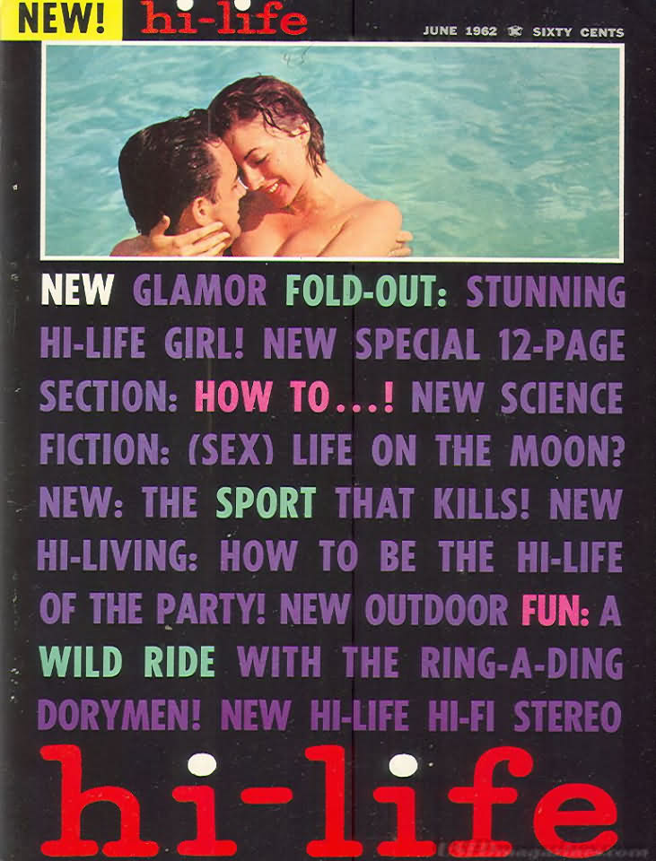 Hi-Life June 1962 magazine back issue Hi-Life magizine back copy 