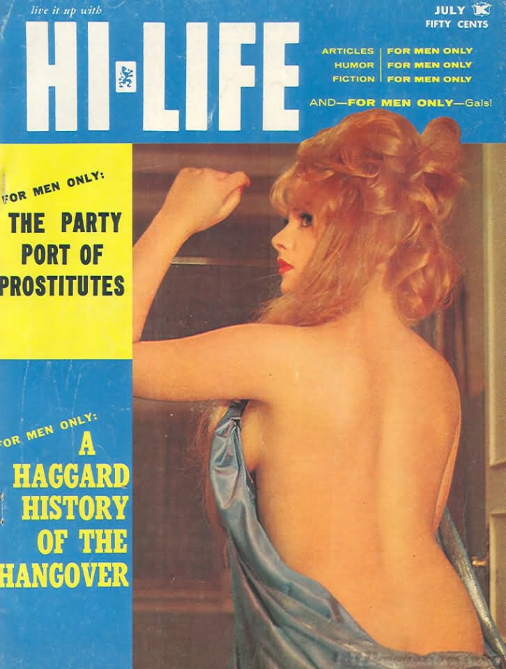 Hi-Life July 1963 magazine back issue Hi-Life magizine back copy 
