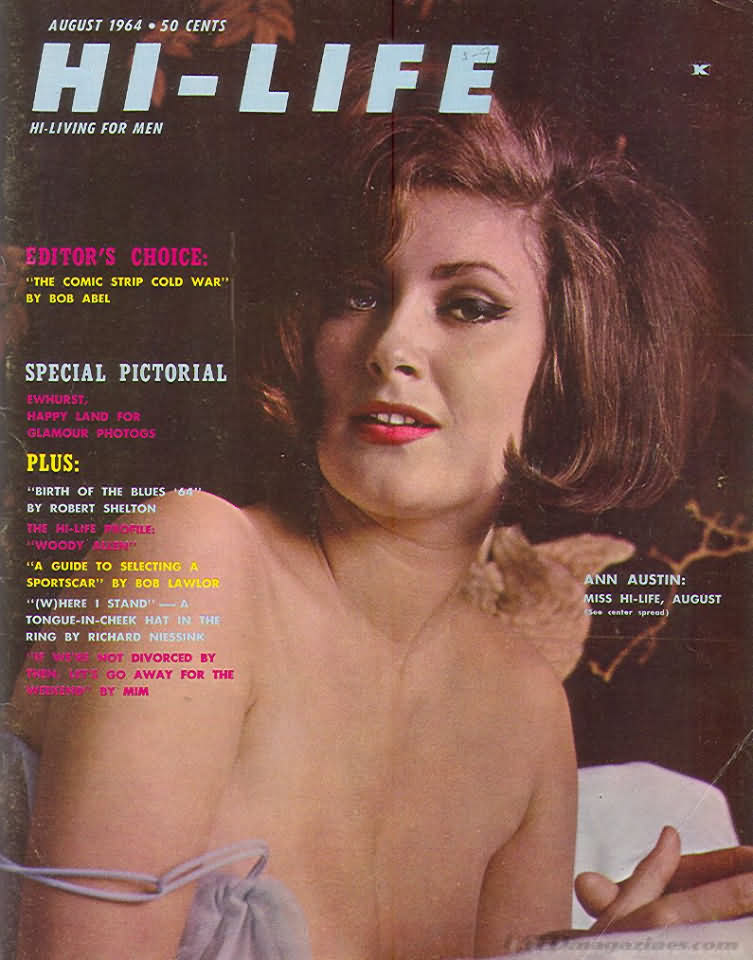 Hi-Life August 1964 magazine back issue Hi-Life magizine back copy 