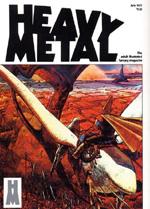 Heavy Metal July 1977 magazine back issue Heavy Metal magizine back copy Heavy Metal Magazine Back Issue July 1977 Front Cover Scanned Image