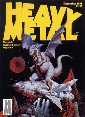 Heavy Metal December 1978 magazine back issue Heavy Metal magizine back copy The Airtight Garage Of Jerry Cornelius Heavy Metal Comic Magazine for Adults