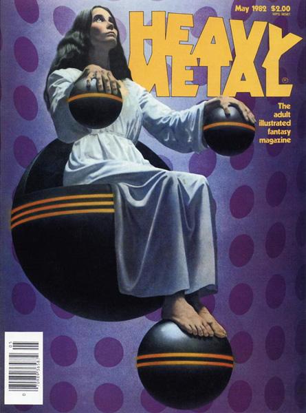 Heavy Metal May 1982 magazine back issue Heavy Metal magizine back copy BackIssues Magazines Heavy Metal 1982 vintage catalogued selection