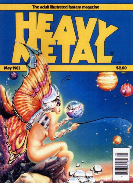 Heavy Metal May 1983 magazine back issue Heavy Metal magizine back copy Volume 7 Number 2 May 1983 magazine issue of Heavy Metal vintage adult illustrated mags