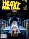 Heavy Metal January 1982 magazine back issue cover image
